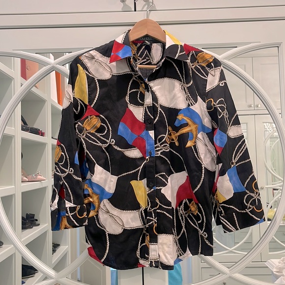 Nautical RALPH LAUREN Nautical Print Shirt - Picture 1 of 4
